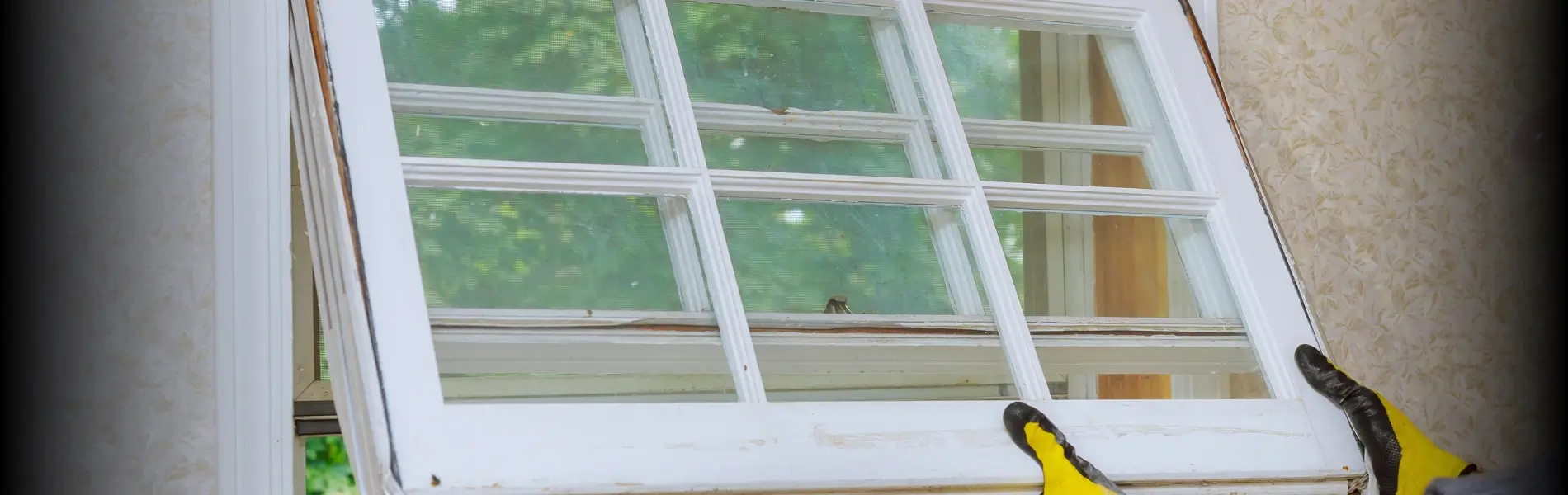 Window Being Opened Replaced